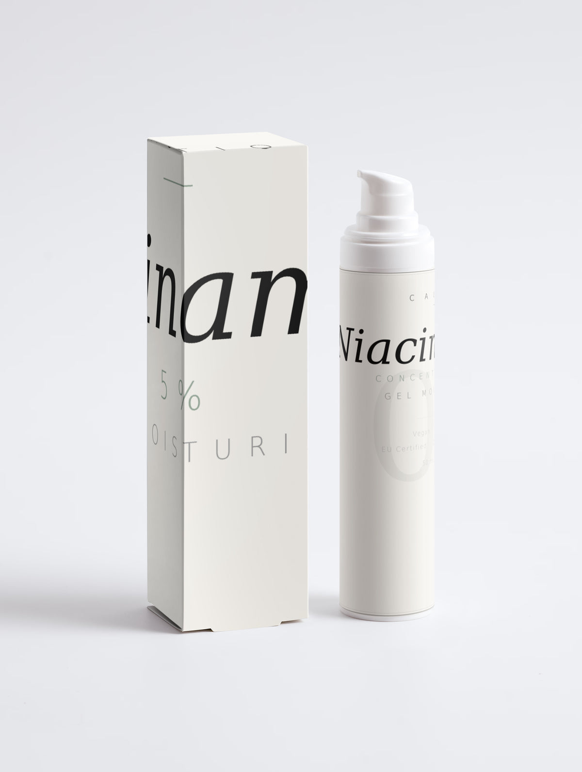 Gel hidratante de niacinamida al 5%