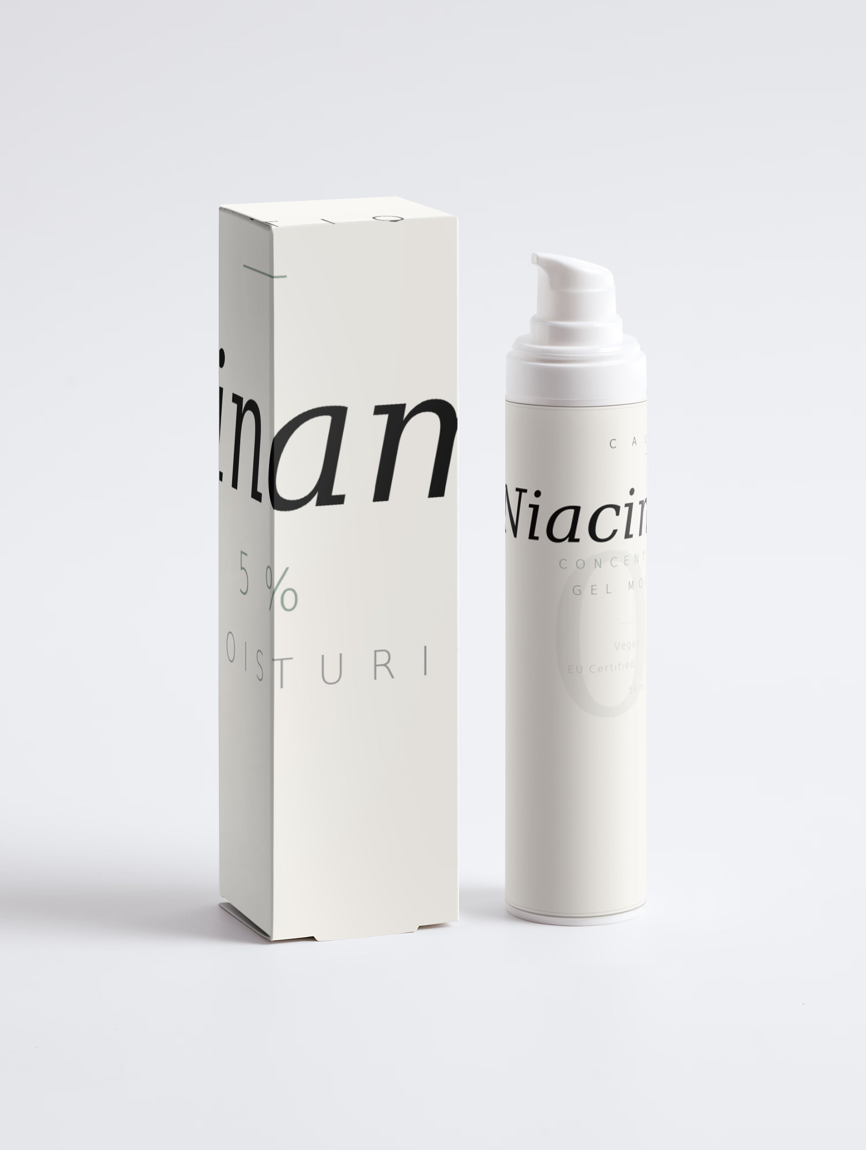 Gel hidratante de niacinamida al 5%